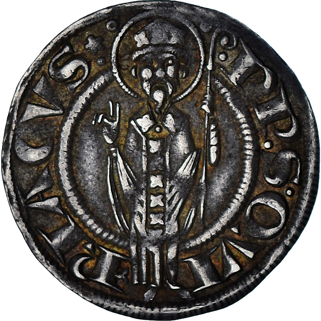 Italie, Republique d'Ancone, Grosso, 1280, Ancona, TTB+, Argent