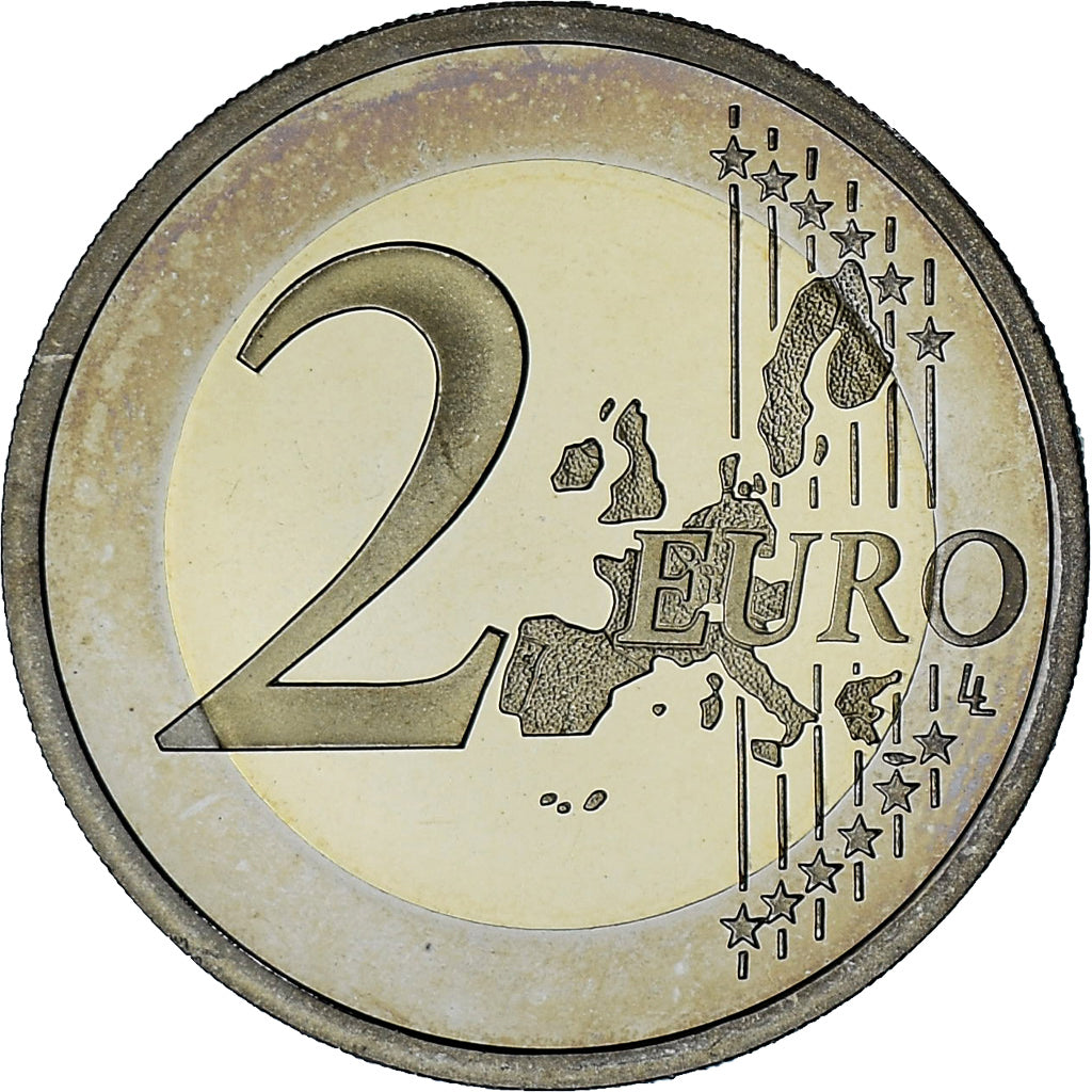 Francja, 2 Euro, 1999, Paris, BE, MS(65-70), Bimetaliczny, Gadoury:8, KM:1289