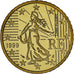 France, 50 Euro Cent, 1999, Paris, BE, MS(65-70), Brass, KM:1287