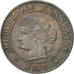 Moneta, Francja, Cérès, Centime, 1872, Paris, AU(50-53), Bronze, KM:826.1