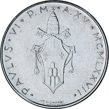 Vatican, Paul VI, 100 Lire, 1977 - Anno XV, Roma, BU, MS(65-70), Silver, KM:122