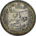 Tunisia, Mohammed V, 50 Centimes, AH 1334/1915, Paris, AU(50-53), Silver, KM:237