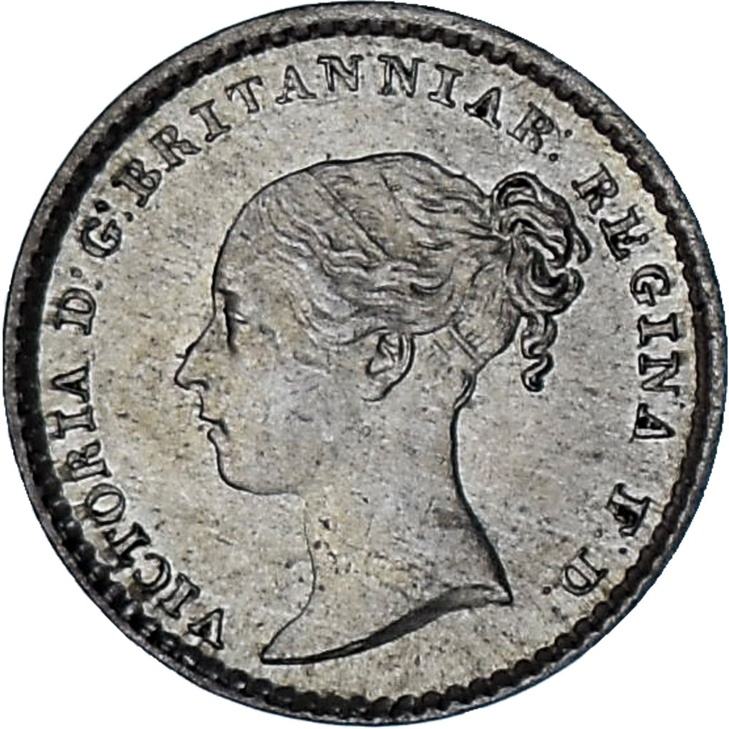 Regno Unito, Victoria, Maundy, Penny, 1863, London, SPL, Argento, KM:727