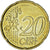 Monaco, 20 Euro Cent, 2002, Monnaie de Paris, VZ+, Nordic gold, KM:171