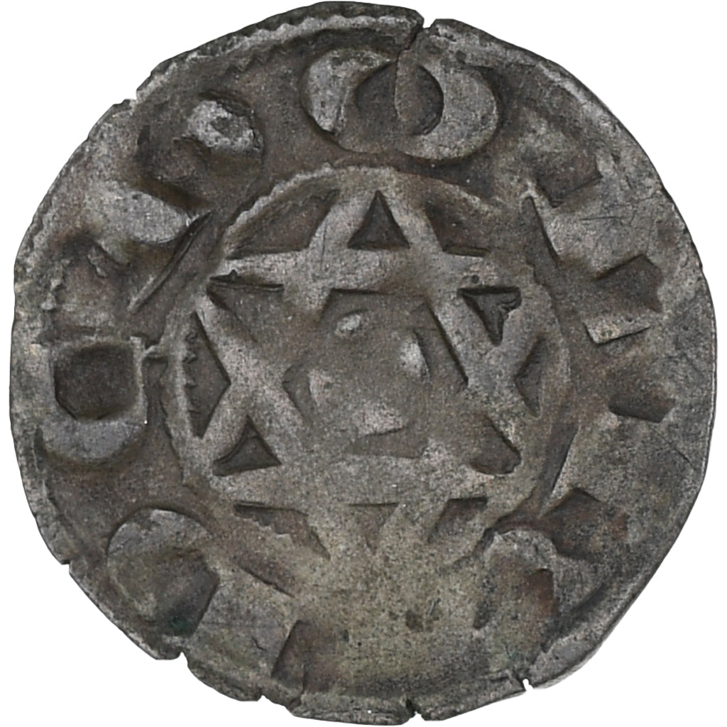 Francia, Seigneurie de Déols, Raoul VI, Denier, 1160-1176, Deols, BC+, Vellón