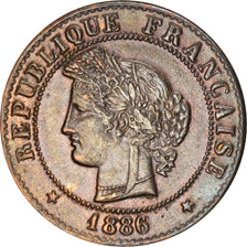Coin, France, Cérès, Centime, 1886, Paris, AU(50-53), Bronze, KM:826.1