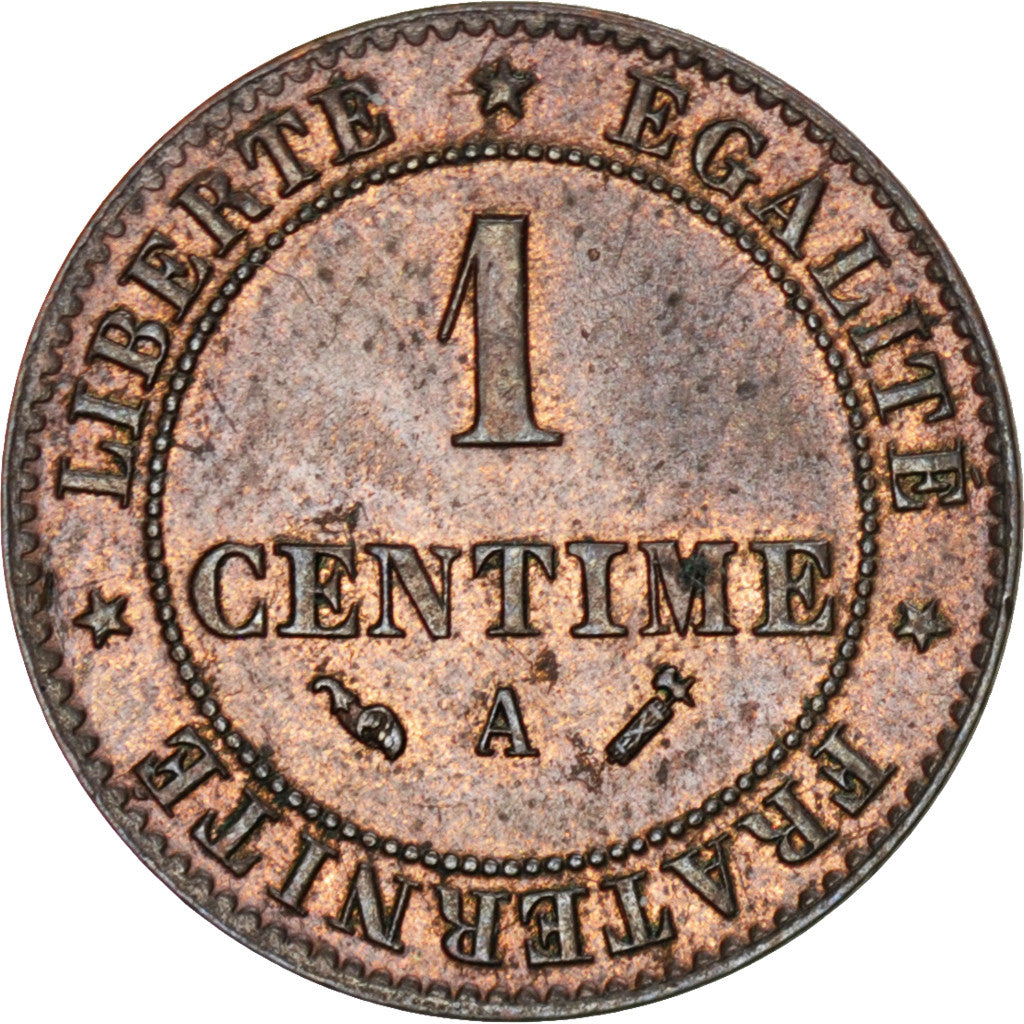Coin, France, Cérès, Centime, 1886, Paris, AU(50-53), Bronze, KM:826.1