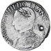 France, Charles IX, Teston, 1565, La Rochelle, VF(30-35), Silver, Gadoury:429