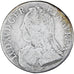 France, Louis XV, 1/5 Écu aux branches d'olivier, 1726, Lyon, VF(20-25)