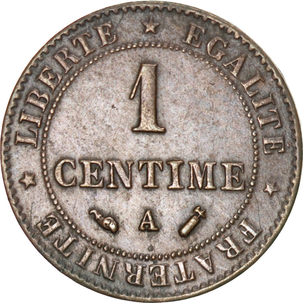 Coin, France, Cérès, Centime, 1888, Paris, AU(50-53), Bronze, KM:826.1