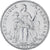 New Caledonia, 5 Francs, 1994, Paris, I.E.O.M., MS(63), Aluminum, KM:16