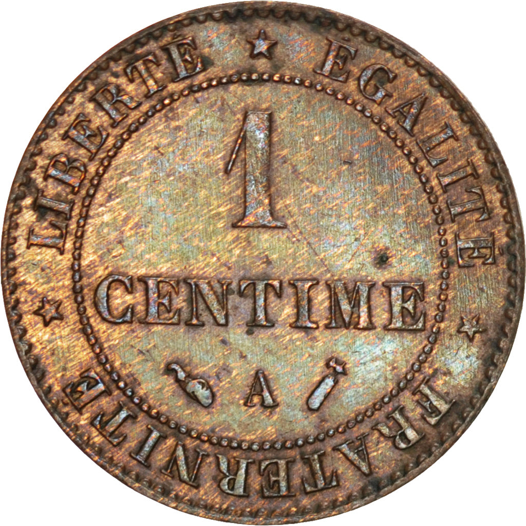 IIIème République, 1 Centime Cérès, 1891 A, Paris, Gadoury 88