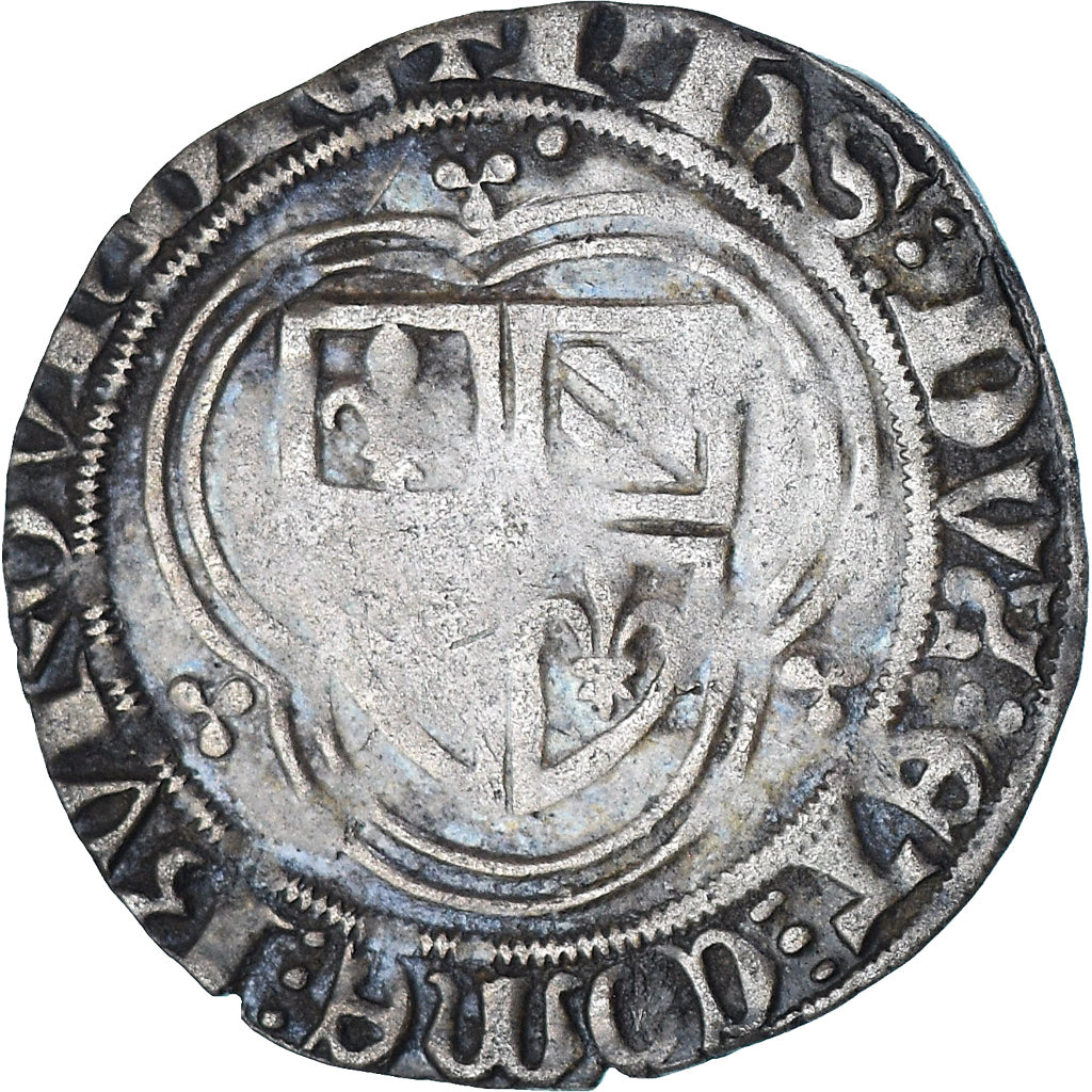 France, Bourgogne, Philippe le Bon, Blanc, Auxonne, VF(30-35), Silver