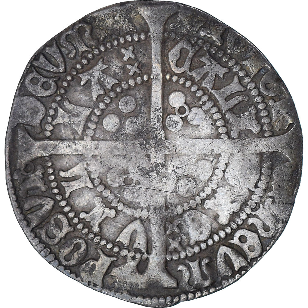 Großbritannien, Henry VI, Gros, 1422-1427, Calais, S+, Silber, Spink:1836