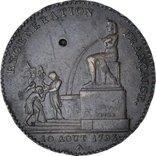 Frankrijk, Régénération, 5 Décimes, An 2, Paris, ZF, Koper, Mazard:261