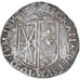 France, Henri II, 1/4 d'écu de Navarre, 1585, Saint-Palais, VF(30-35), Silver