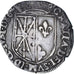 France, Henri II, 1/4 d'écu de Navarre, 1586, Saint-Palais, EF(40-45), Silver