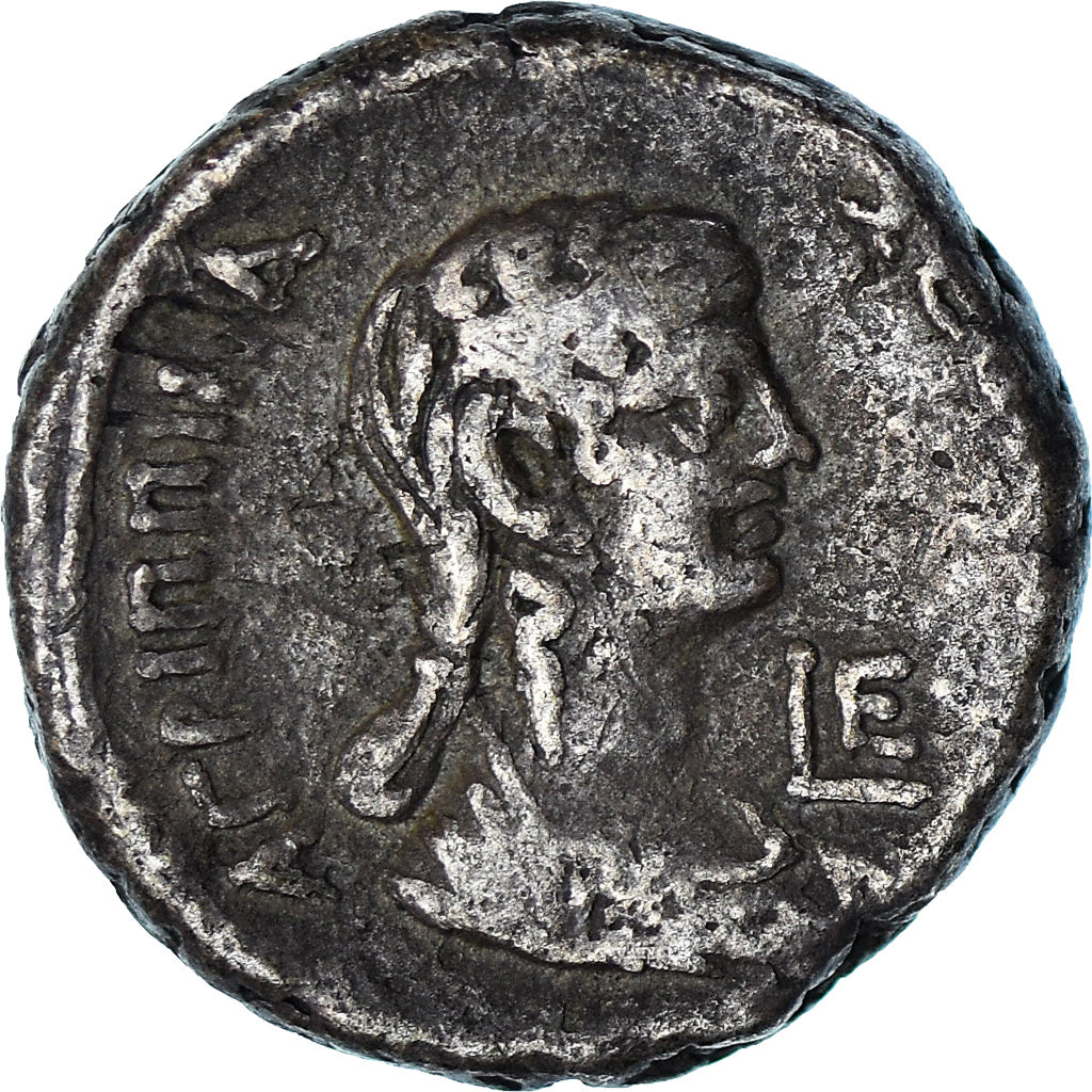 Egypt, Nero, Tetradrachm, 58-59, Alexandria, VF(30-35), Billon, RPC:5231
