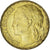 Spain, Rubia, Peseta, 1937, AU(55-58), Bronze-Aluminium, KM:755