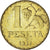Spain, Rubia, Peseta, 1937, AU(55-58), Bronze-Aluminium, KM:755