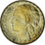 Spain, Rubia, Peseta, 1937, AU(50-53), Bronze-Aluminium, KM:755