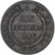 Haití, faisceaux, 6 Centimes, 1846/AN 43, MBC, Cobre, KM:28