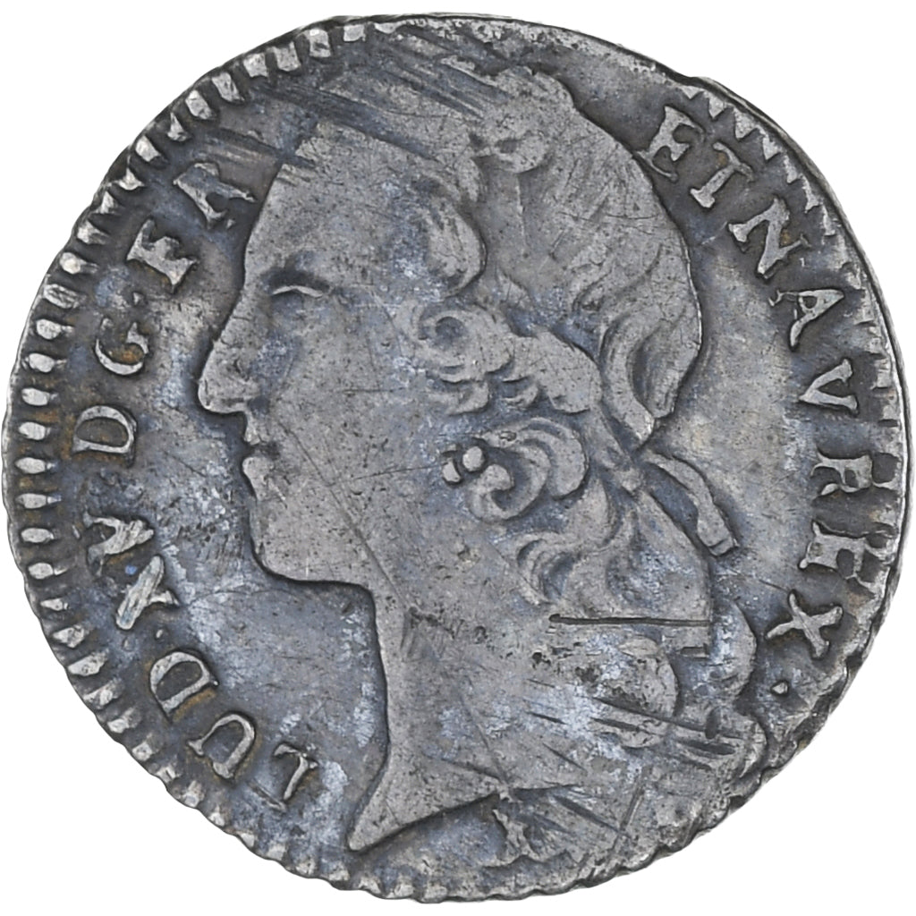 Francia, Louis XV, 1/10 Écu au bandeau, 1749, Bordeaux, MB+, Argento, KM:511