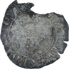 Francia, Charles VI, Gros florette, BC, Vellón, Duplessy:387A