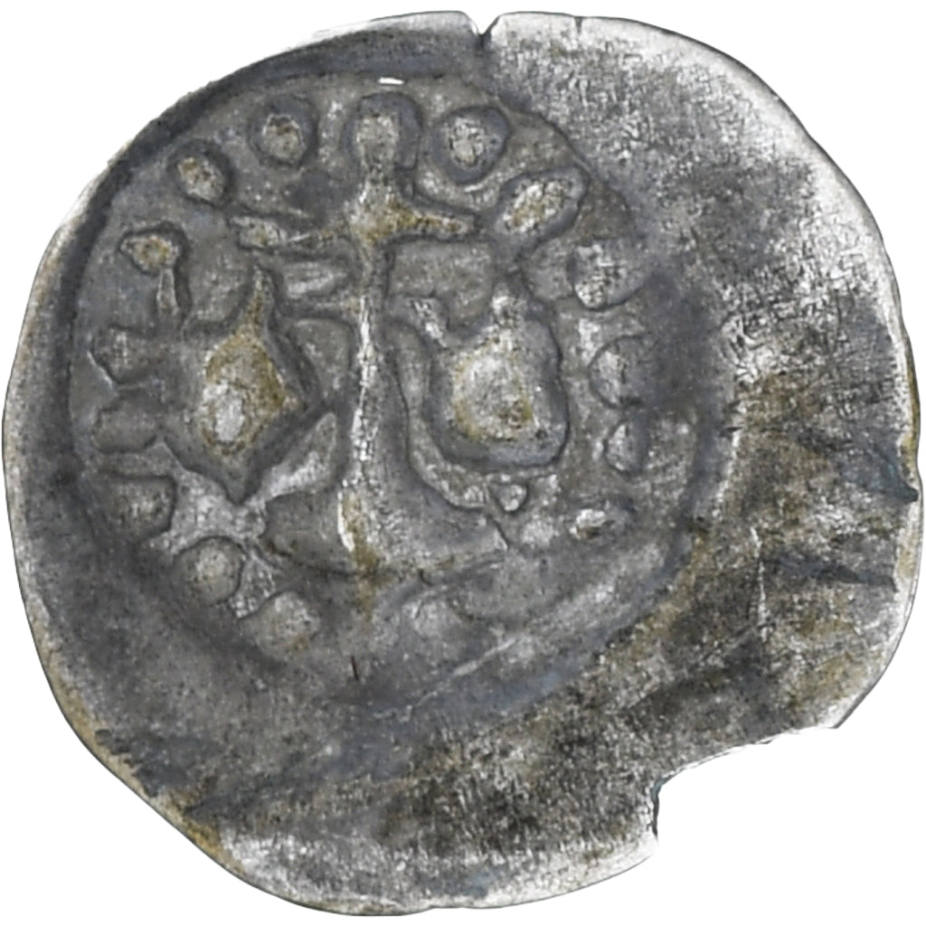Coin, French state, Alsace, lis pfennig, 14th-15th Centuries, Strasbourg