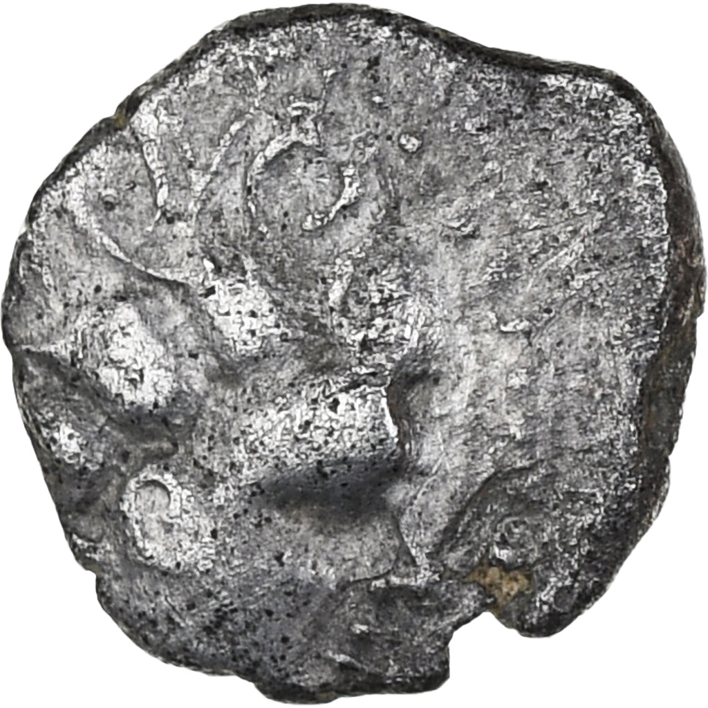 Aedui, Denier à la lyre, Before 52 BC, BC+, Plata, Delestrée:3182