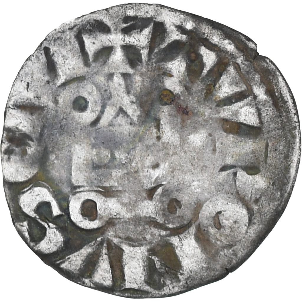 France, Louis VIII-IX, Denier Tournois, TB, Billon, Duplessy:188