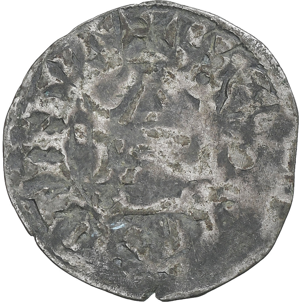 France, Philippe II, Denier Tournois, Saint-Martin de Tours, F(12-15), Billon