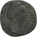 Diva Faustina I, Dupondius, 141, Rome, S+, Bronze, RIC:1180