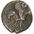 Inde française , Louis XV, 1/2 doudou, Pondichery, TTB, Bronze, KM:34