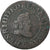 Francia, Henri IV, Double Tournois, 1608, Lyon, BC+, Cobre, Gadoury:538
