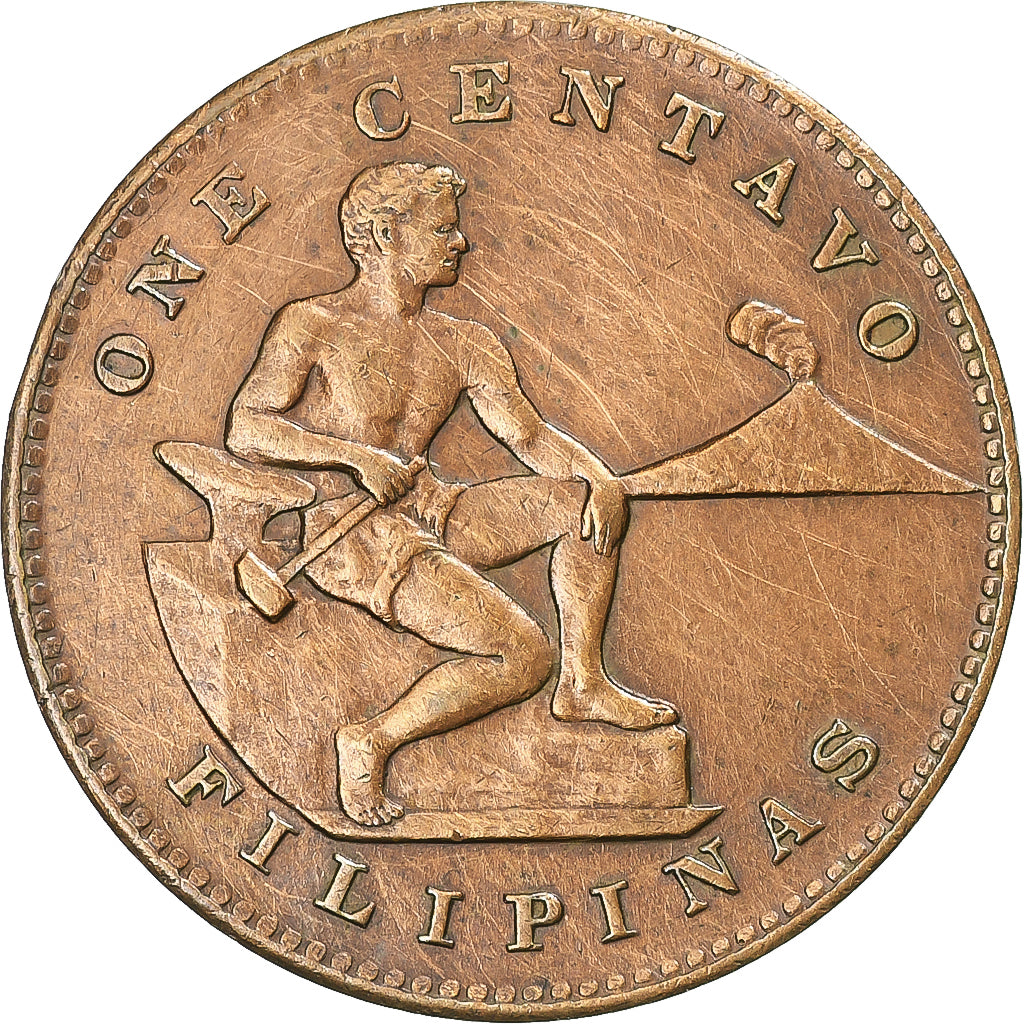 Filipinas, One centavo, 1944, San Francisco, american administration, MBC+
