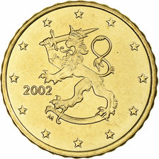 Finlandia, 10 Euro Cent, 2002, Mint of Finland, série FDC, SC, Nordic gold