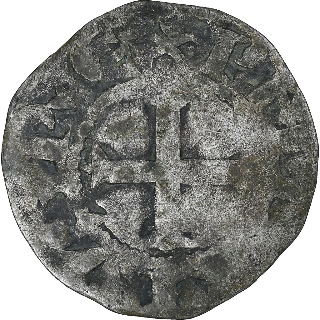 Francja, Philippe II Auguste, Denier Tournois, 1180-1223, Saint-Martin de Tours