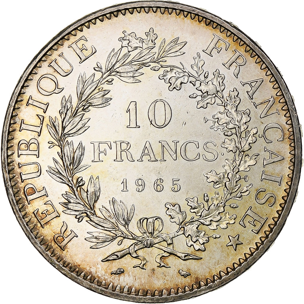 France, Hercule, 10 Francs, 1965, Paris, SPL, Argent, Gadoury:813, KM:932
