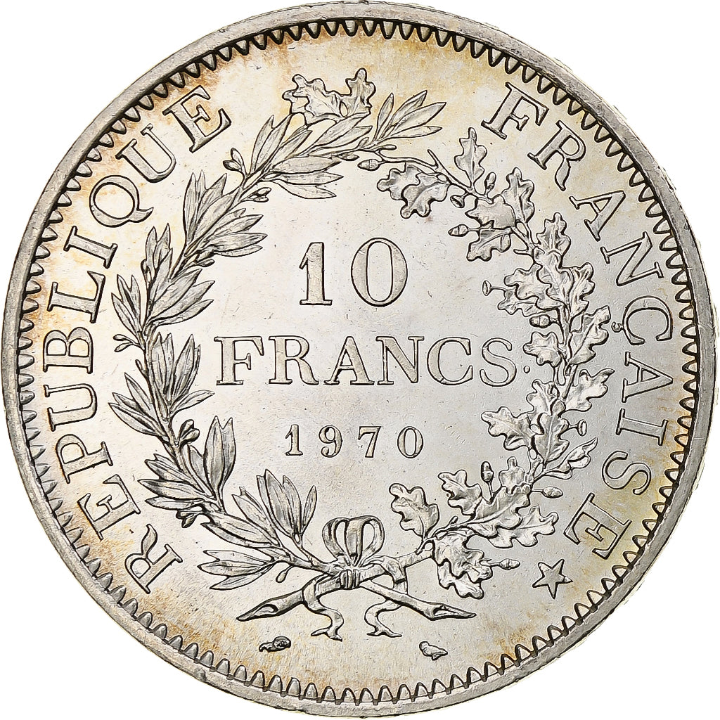 France, Hercule, 10 Francs, 1970, Paris, SPL, Argent, Gadoury:813, KM:932