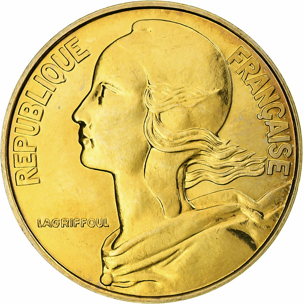 France, Marianne, 20 Centimes, 1992, Monnaie de Paris, BU, MS(65-70)