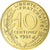 França, Marianne, 10 Centimes, 1992, Monnaie de Paris, BU, MS(65-70)