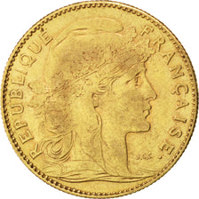 FRANCE, Marianne, 10 Francs, 1901, Paris, KM #846, VF(30-35), Gold, Gadoury...