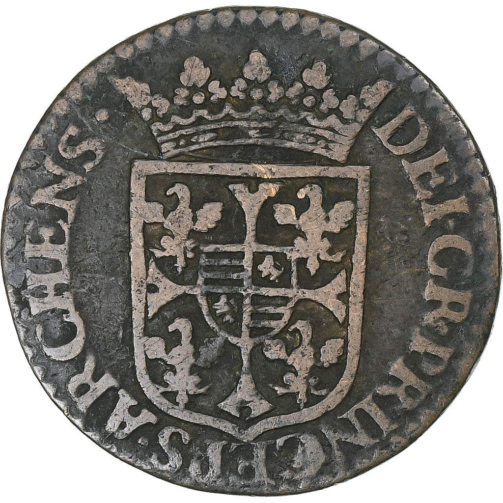 Principality of Arches-Charleville, Charles de Gonzague, Liard, 1614