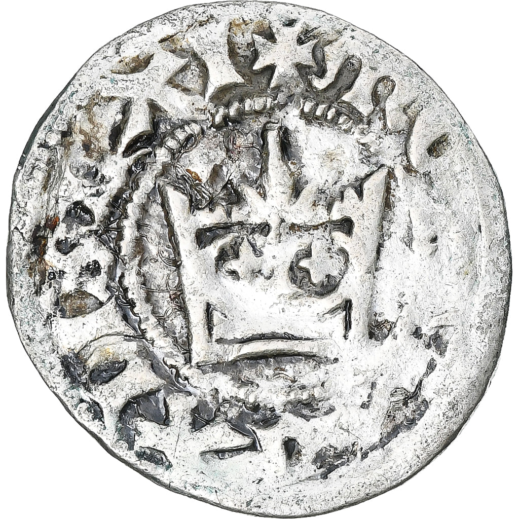 Pologne, Ladislas II Jagellon, 1/2 Gros, 1386-1434, Cracow, TB+, Argent