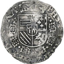 Spanish Netherlands, Philippe II, 1/20 Ecu, VF(20-25), Billon