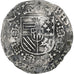 Spanish Netherlands, Philippe II, 1/20 Ecu, VF(20-25), Billon