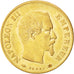 FRANCE, Napoléon III, 10 Francs, 1858, Paris, KM #784.3, AU(50-53), Gold, Gadour