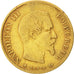 FRANCE, Napoléon III, 10 Francs, 1859, Strasbourg, KM #784.4, VF(30-35), Gold, G