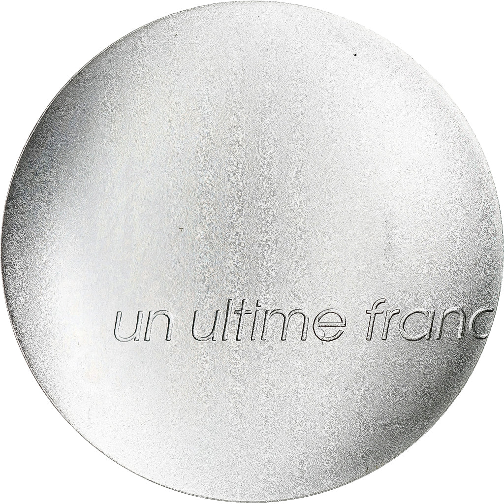 Francia, Un Ultime Franc Starck, Franc, 2001, Monnaie de Paris, BB+, Argento